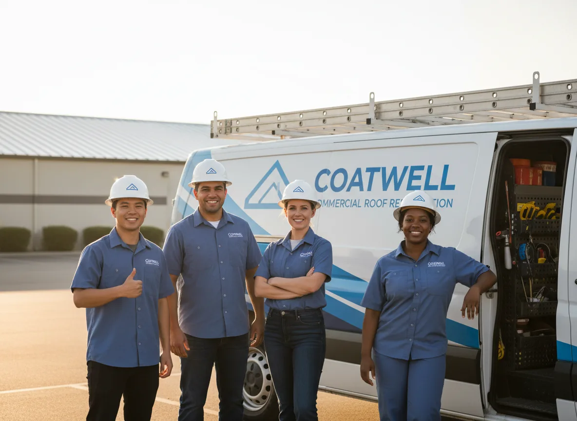 Commercial roof coating company in Davilla, TX